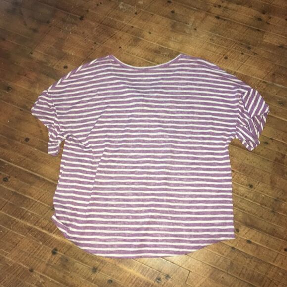 Lane Bryant 18/20 striped peasant flowy blouse - Picture 4 of 4